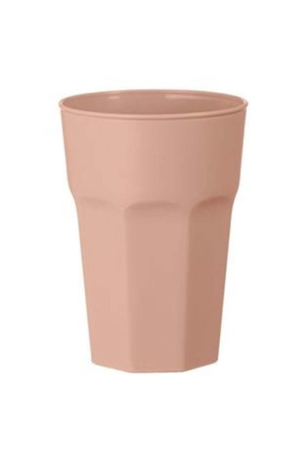 Pahar de plastic mat nude 480ml