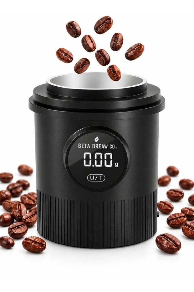 BETA BREAW CO. 2 in 1 Digital Weighing Scale with Dosing Cup, Portable Coffee Scale with Timer in Gr