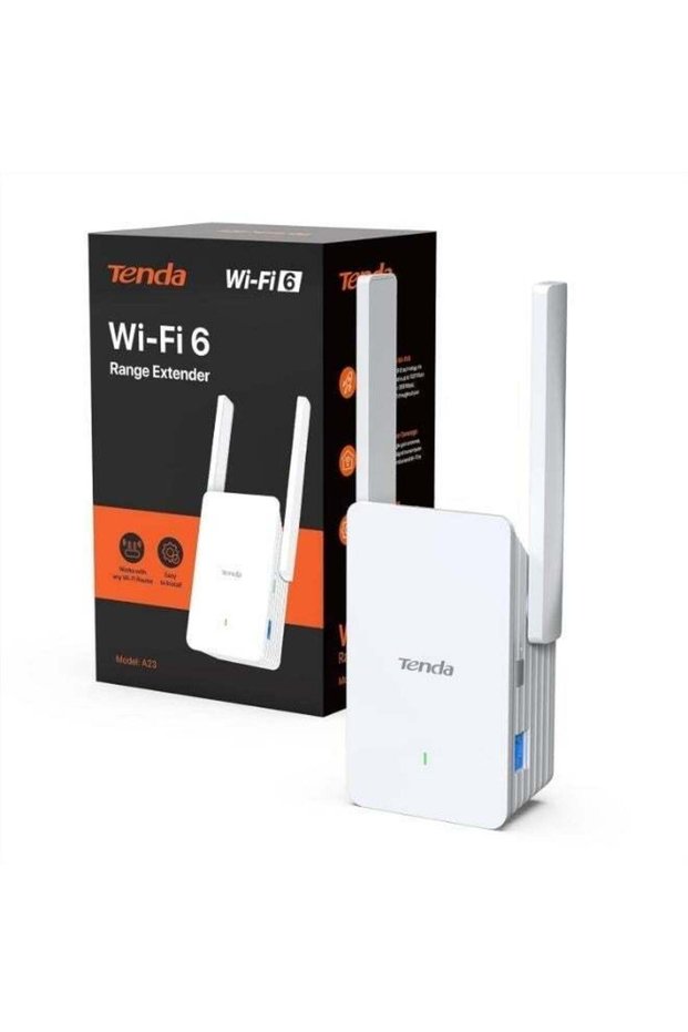 Tenda WiFi 6 WLAN Amplifier Repeater AX1500, 5GHz 1200 Mbit/s 2.4GHz 300Mbps, Gigabit Port, AP Mode,
