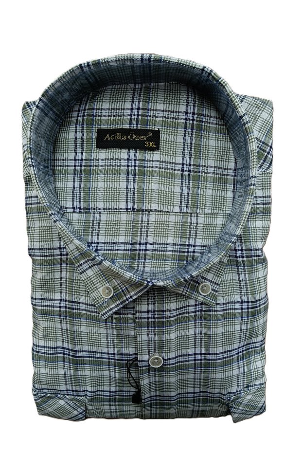 Large Size Long Sleeve Easy-Iron Plain Men's Shirt