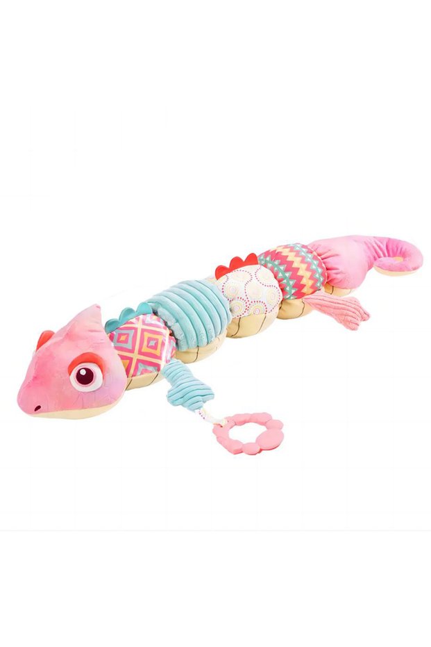 pink 1094 Baby Rattle Musical Caterpillar Worm Soft Infant Plush Toys Educational Interactive Senso