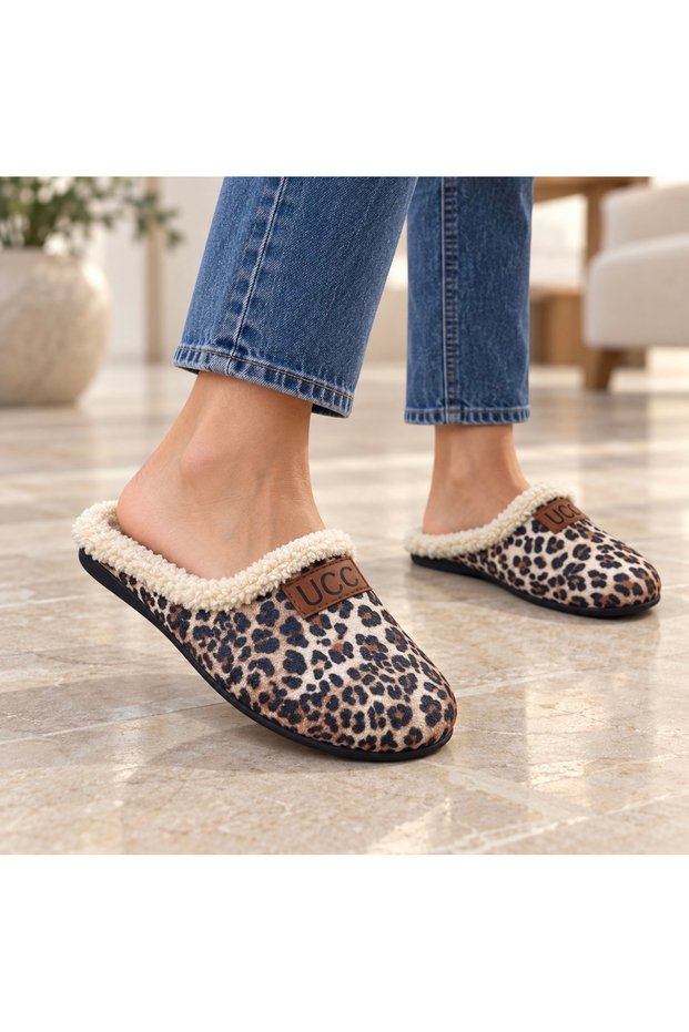 Yns Home Slippers with Furry Inside