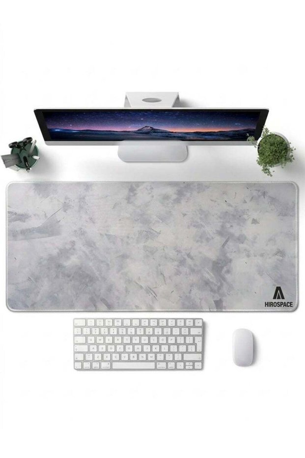 Hirospace Signature Gray Gaming Mousepad – Waterproof, Large Extended, Non-Slip, Precision Surface,