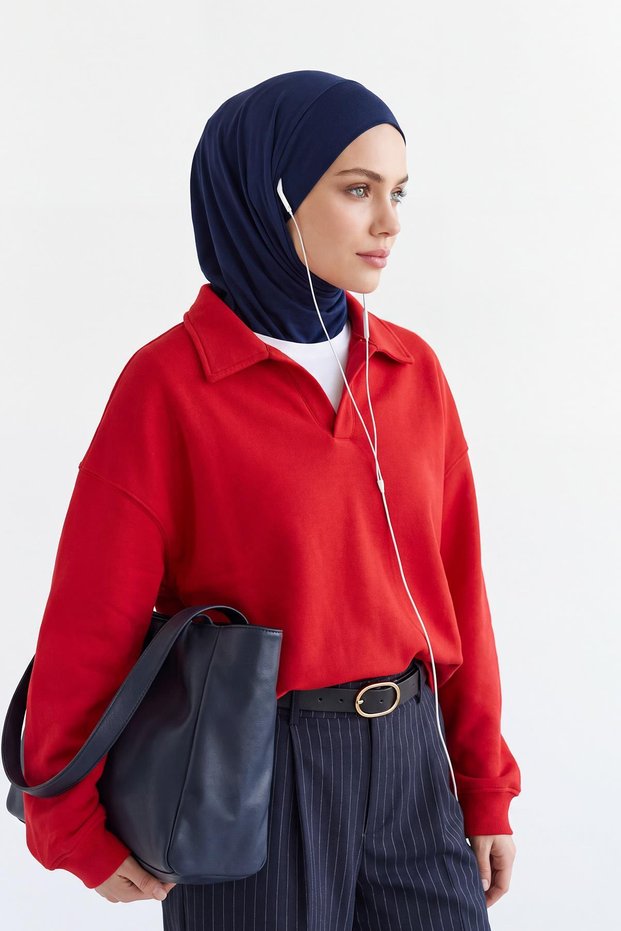 Winter Combed Cotton Cap with Neck Cover and Headphone Entry, B-94O