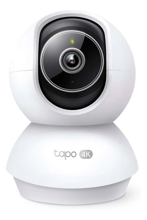 Tapo C250 4K 8MP Pan/Tilt AI Home Security WiFi Camera, 360° Indoor Surveillance Camera with Auto Tr