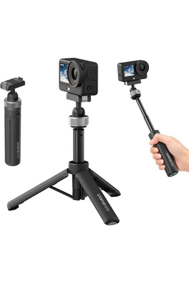 ULANZI 16.14in MT95 Mini Extension Rod Tripod for DJI Osmo Action 6/Nano | Magnetic Quick Release, D