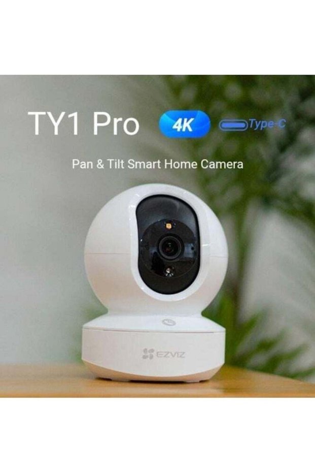 TY1 Pro 4K UHD Smart Wi-Fi Pan & Tilt Indoor Security Camera – AI Human Detection, Color Night