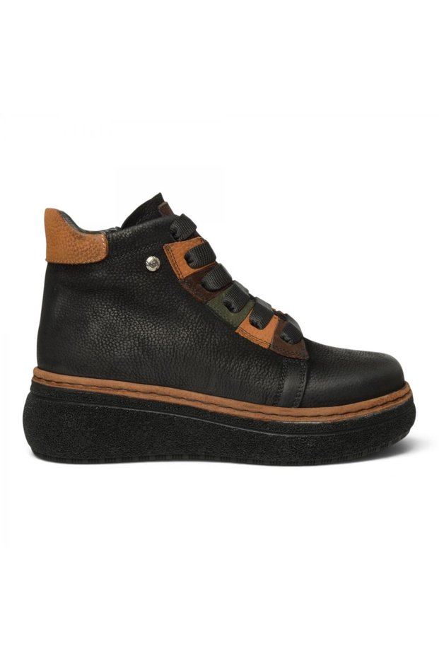 D26Kb-4415 Daily Nubuck Black Women's Boots