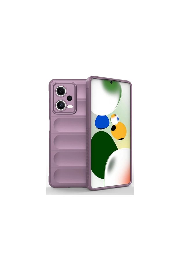 حافظة Xiaomi Poco X5 5G من السيليكون الأمثل - بنفسجي