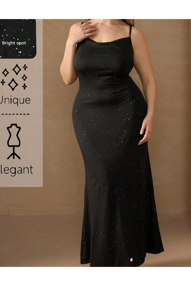 Дълга рокля, черна