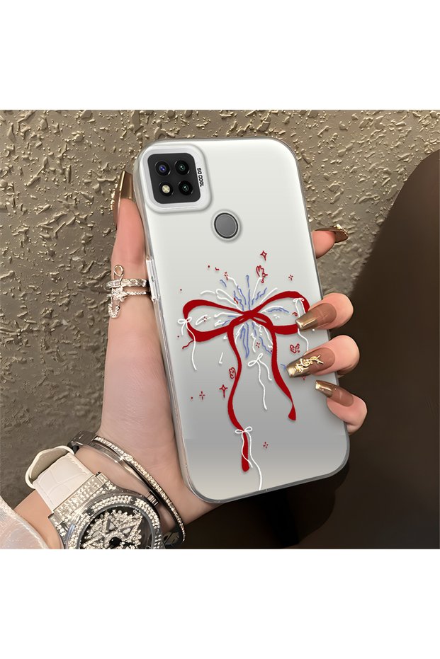 Redmi 9C/10A Compatible Romantic Bow and Star Case, Fashionable, Secure Protection