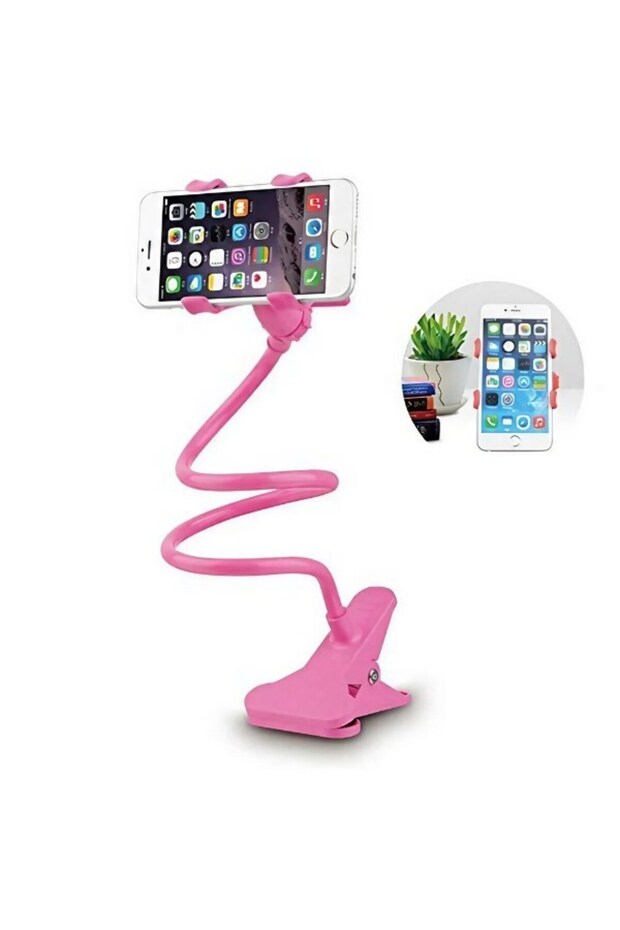 Pink Color Acrobat Phone Holder with Movable Head