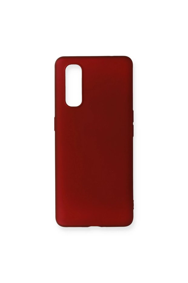 Oppo Find X2 Case First Silicone - Claret Red