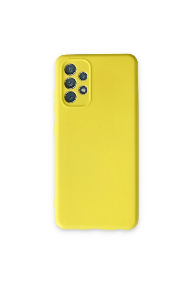 Samsung Galaxy A13 4g Case Nano Velvet Silicone - Yellow