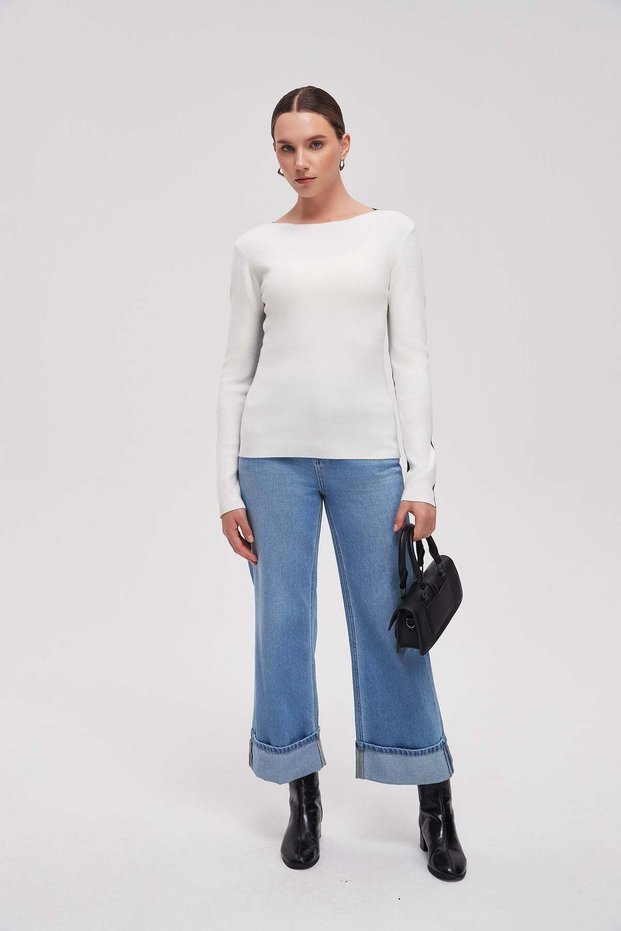 Plain Long Sleeve Top