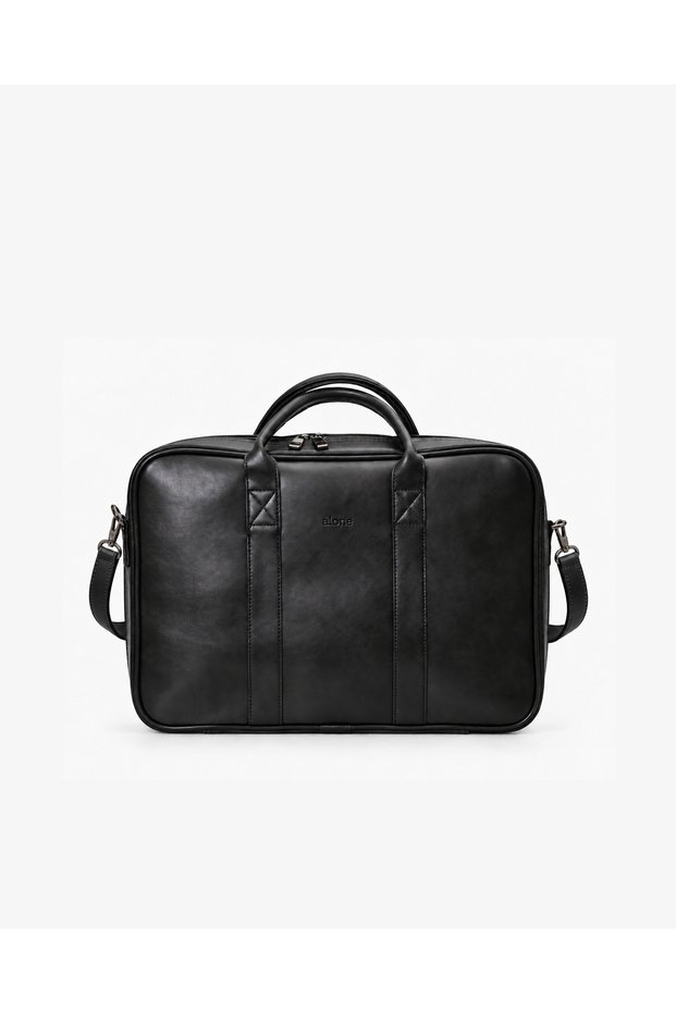 1003 Organizer Compartmented Laptop and Briefcase with Shoulder Strap - 1003 Claret Red