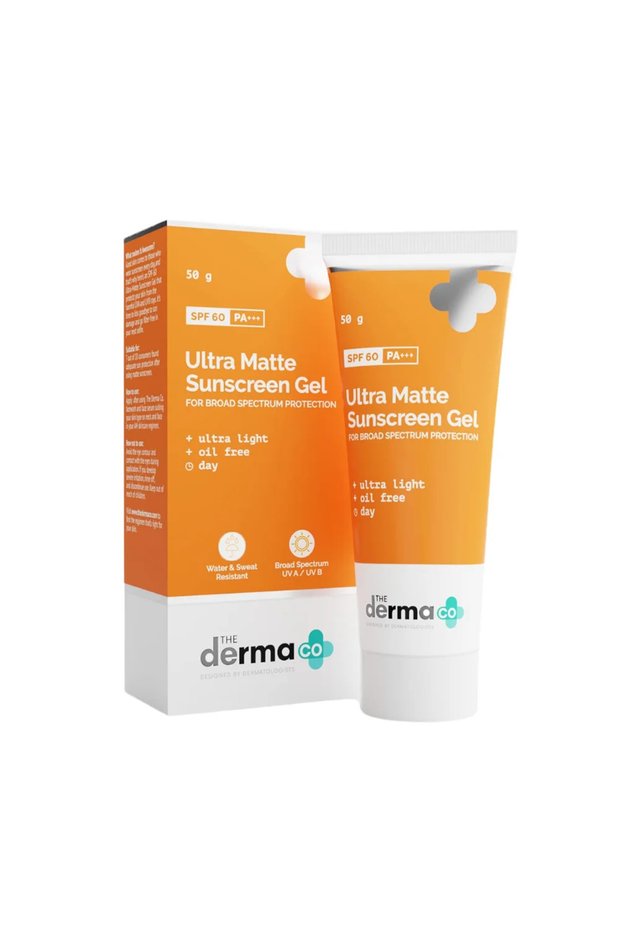 The Dermaco Ultra Matte Sunscreen Gel Spf60+ 50Gm