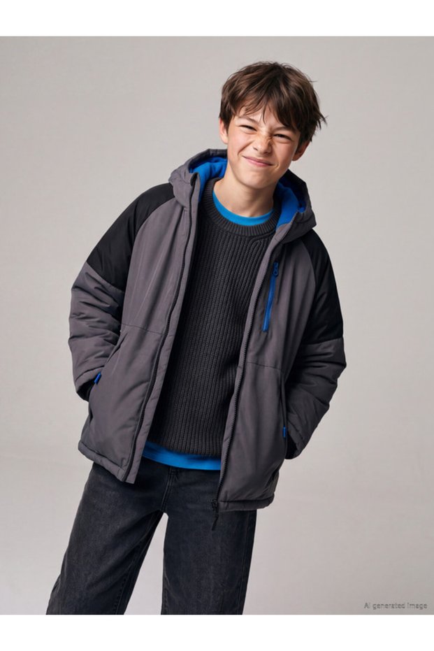 Rmz Gi̇yi̇m Farkiyla Water Repellent Boys' Inflatable Jacket