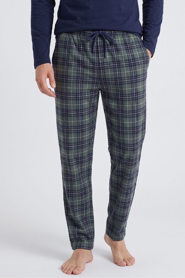 12890 Plaid Patterned Single Bottom