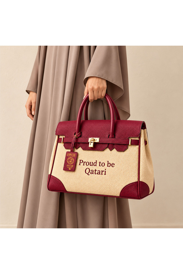 شنطة فخور بكوني قطري Bag Proud to be Qatari