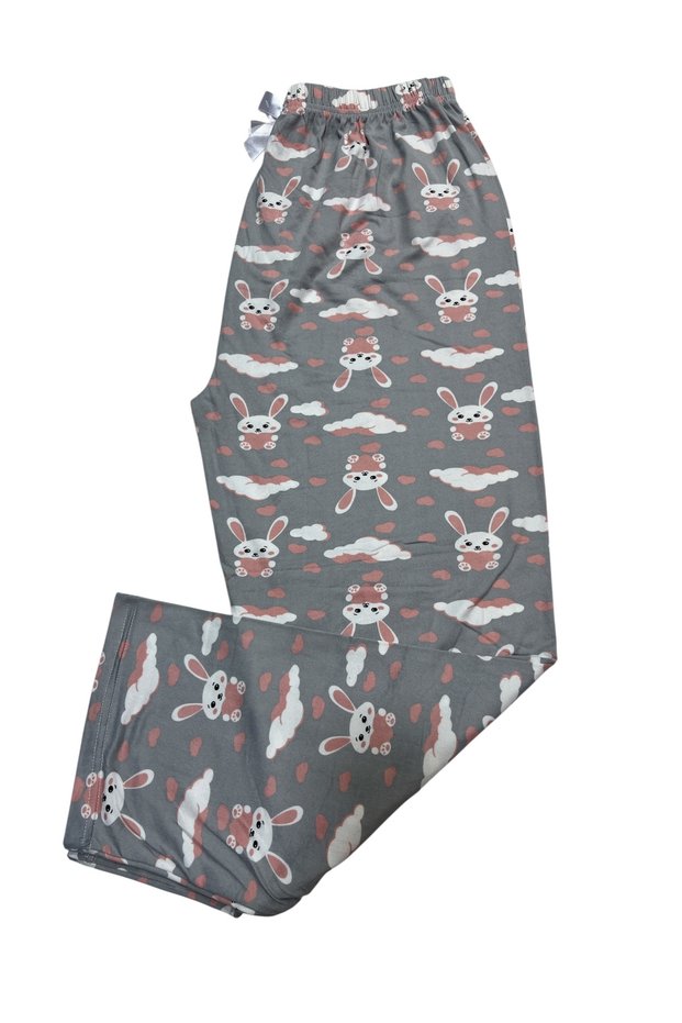Plus Size Battal Single Pajama Bottoms