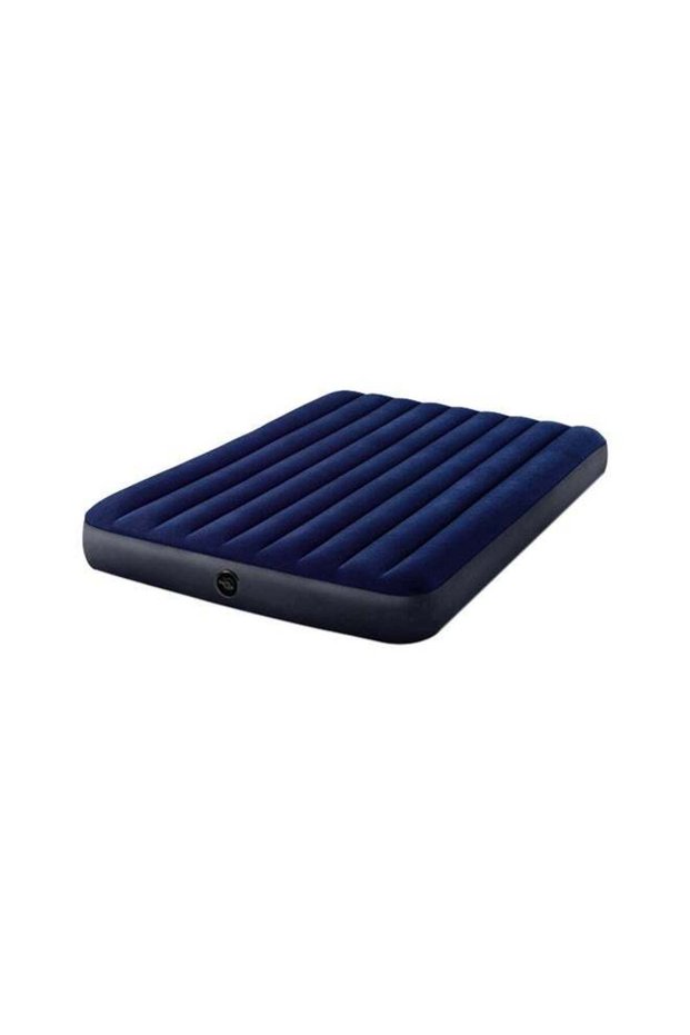 Dura-Beam Standard Fiber Technology Classic Downy Airbed pvc Blue/Black 152x203x25cm