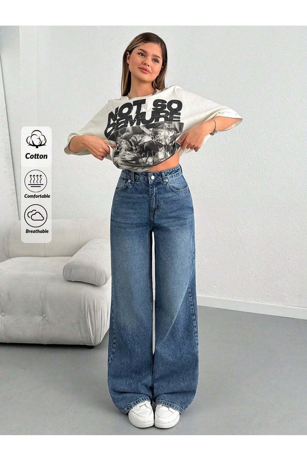 Jeans, albastru