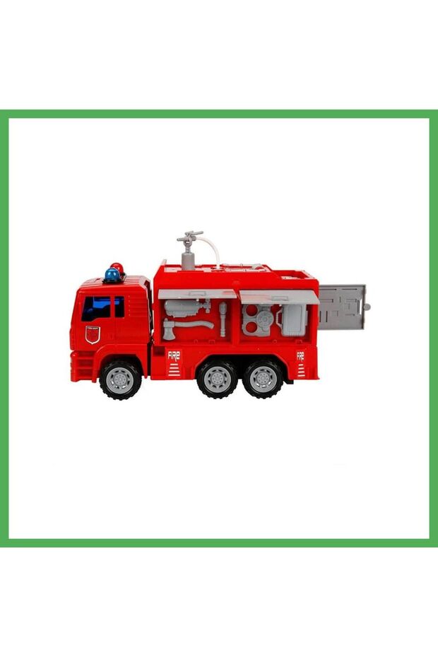 Fire Truck with Sound and Light and Water Spray 24 cm Bezoss