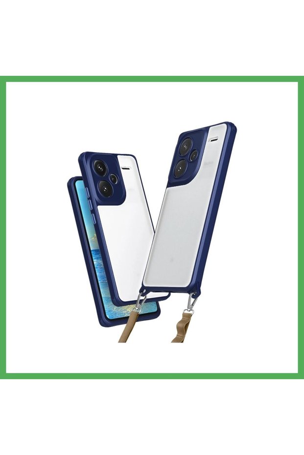 حافظة متوافقة مع هاتف Redmi Note 13 Pro Plus، حافظة من السيليكون من نوع Penta - باللون الأزرق الداكن من BEZOSS