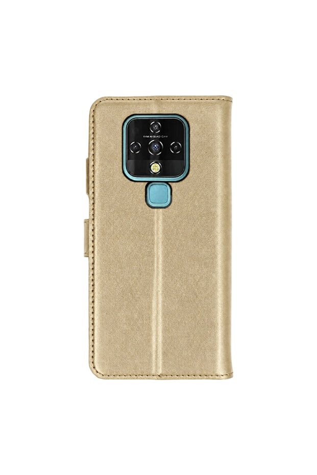 Tecno Camon 16 Trend S Plus Flip Phone Case - Gold