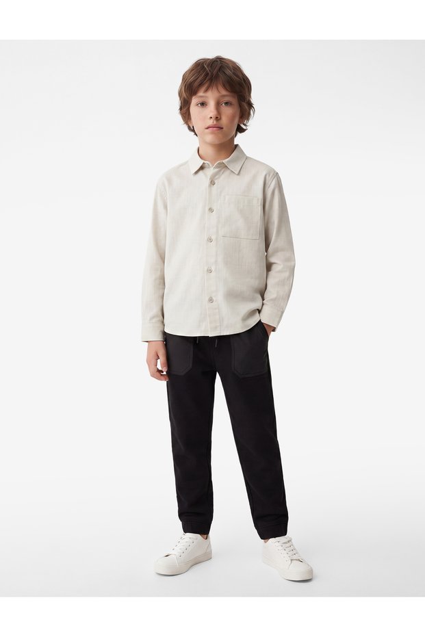 Grey Plain Women Shirt
