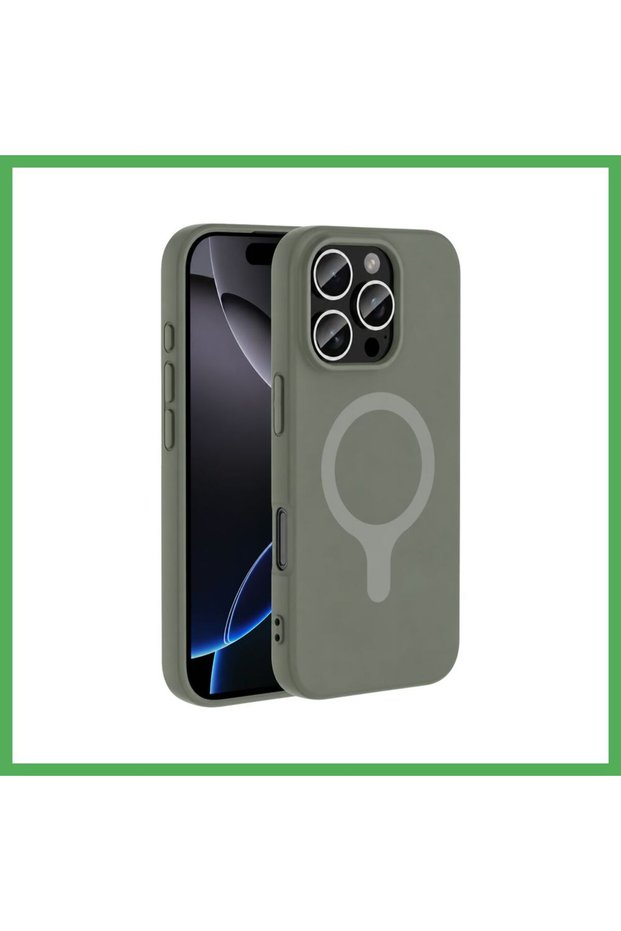 Joko iPhone 16 Pro Max Z Silicone Magsafe Cover - Gray Bezoss