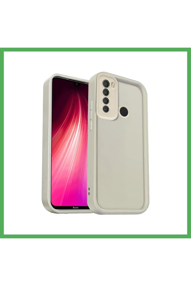 Redmi Note 8 Compatible Case Viera Silicone - Cream Bezoss
