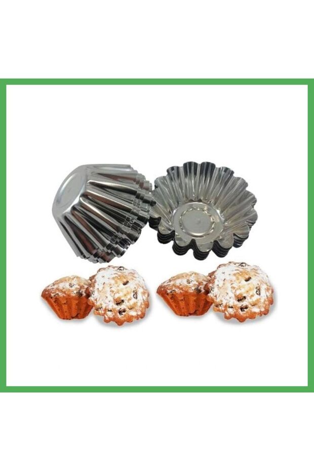6-Piece Metal Small Cake Mold Bezoss