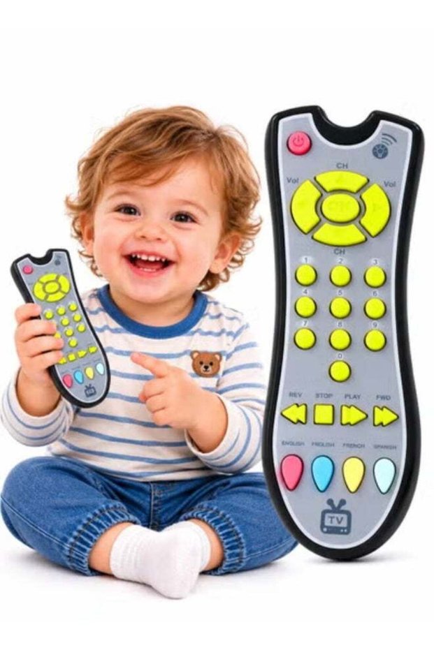 Baby TV Remote Control Learning Toy, for 18 Months+ Baby,My First Learning Toy with 3