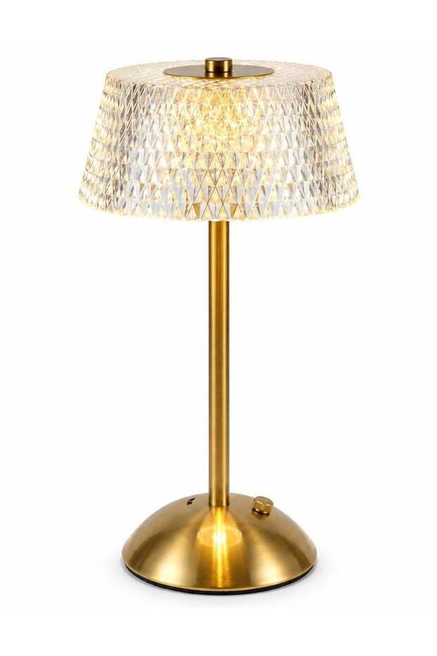 Circuit Green Rechargeable LED Table Lamp 3000mAh – 3-Color Touch Control Dimmable Metal Lamp
