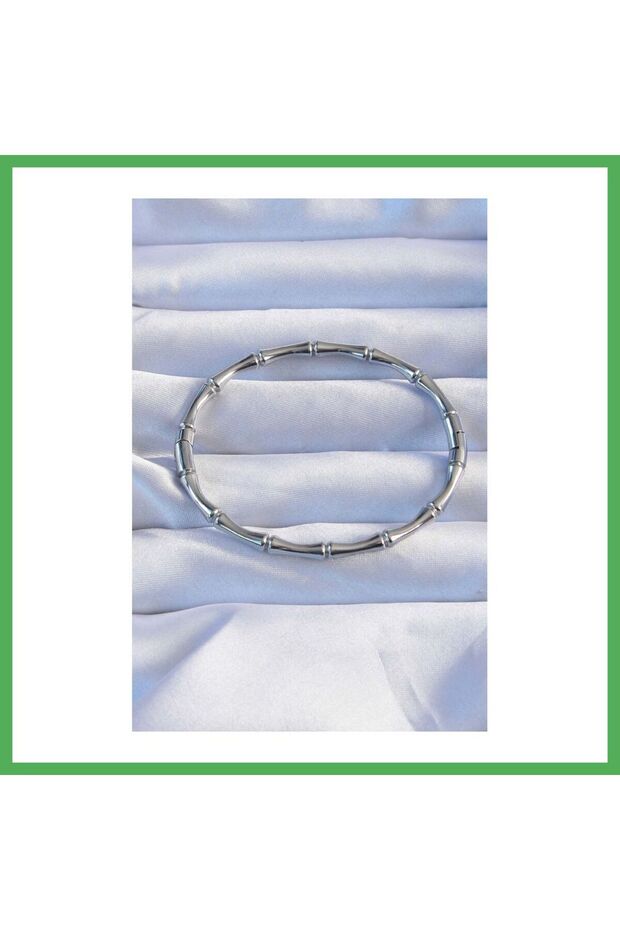 316L Steel Silver Color Bone Model Bracelet Bezoss