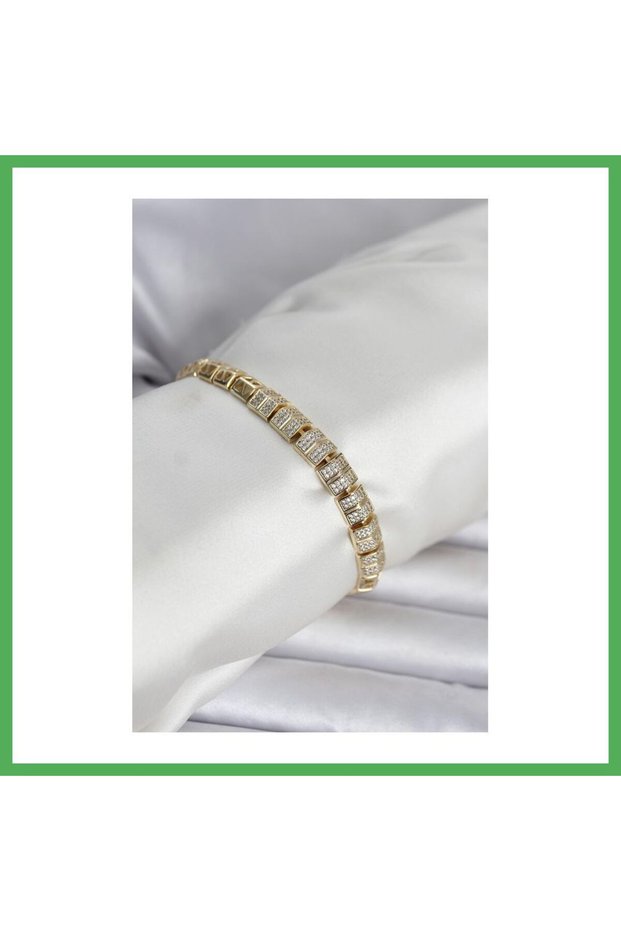 Xuping Zircon Stone Gold Color Women's Bracelet Bezoss