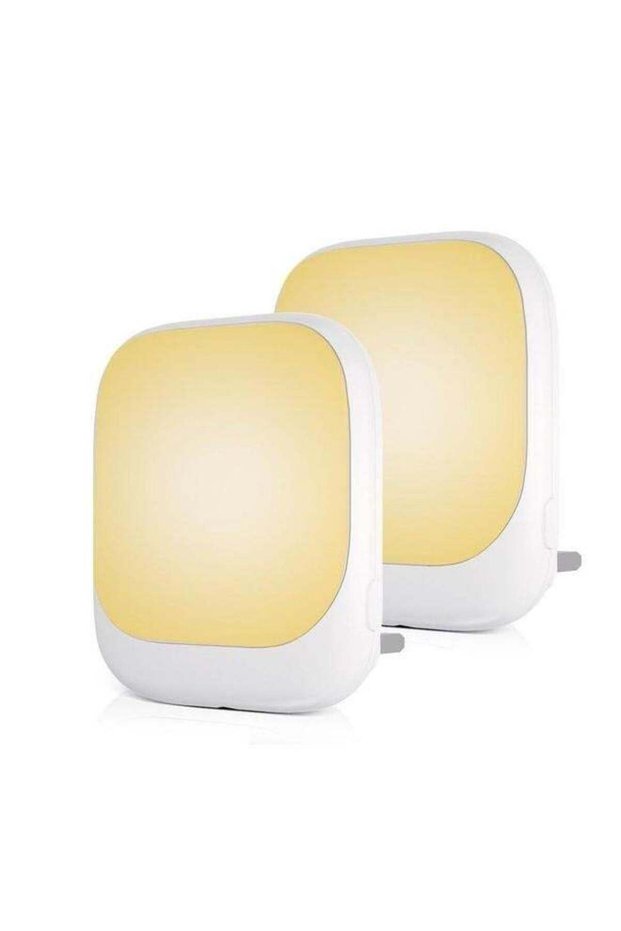 HOMESTAR Night Light Socket with Twilight Sensor, Children 3-Level Brightness Adjustment, 2700 K