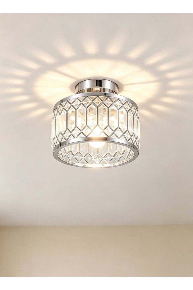 LOOPITYS Crystal lamp, embedded lighting device (diameter 23CM/9.05 inches, E26 bulb base