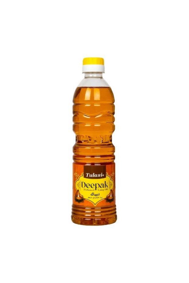 Tulasi Deepak Lamp Oil Puja Oil for Diya Lighting, Prayer & Religious Use, 450ml