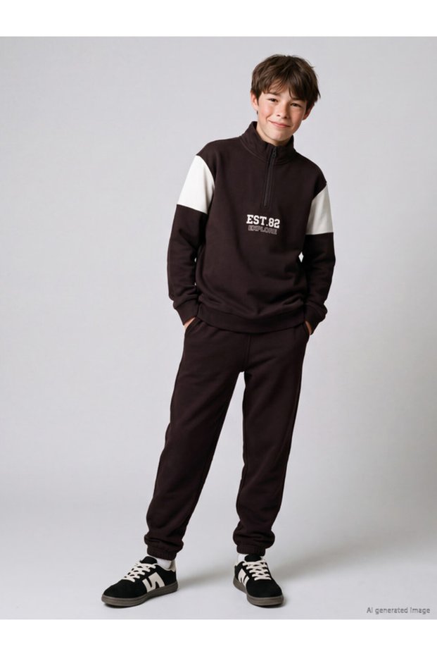 Esvab • Modern & Distinctive Color-Blocked Boys' Suit