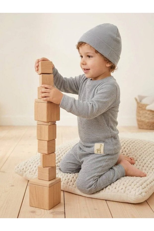 Girls' and Boys' Camisole and Beret 3-Piece Set (Top and Bottom) Ages 3-8