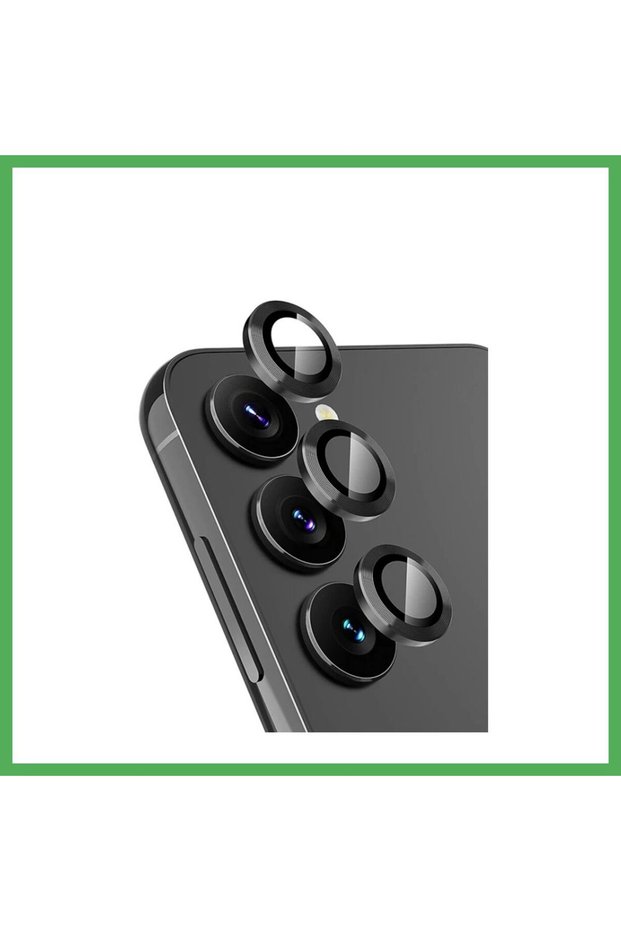 Samsung Galaxy A25 5g Compatible Valdez Metal Camera Lens - Black Bezoss