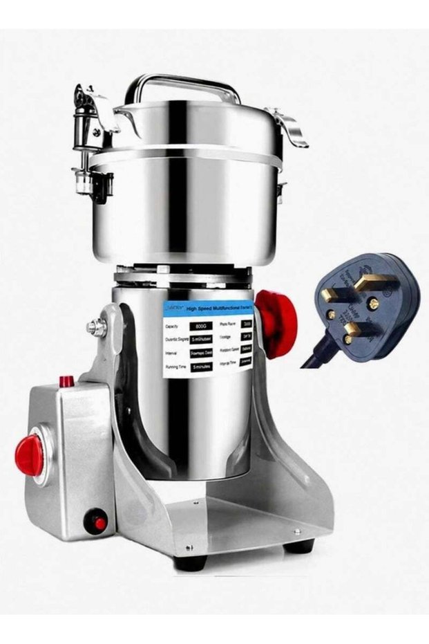 XiuWoo Electric Grinder, 304 Stainless Steel Powder Grinder, 36000 RPM, Spice, Nut, Cereal, 30s