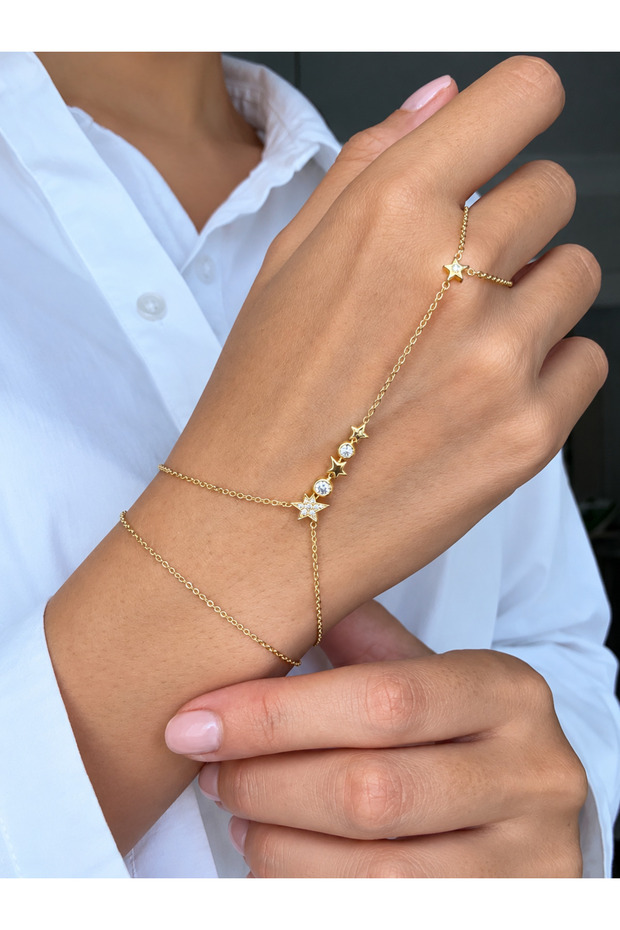Stylish Geometric Star Detailed Stylish Shahmeran