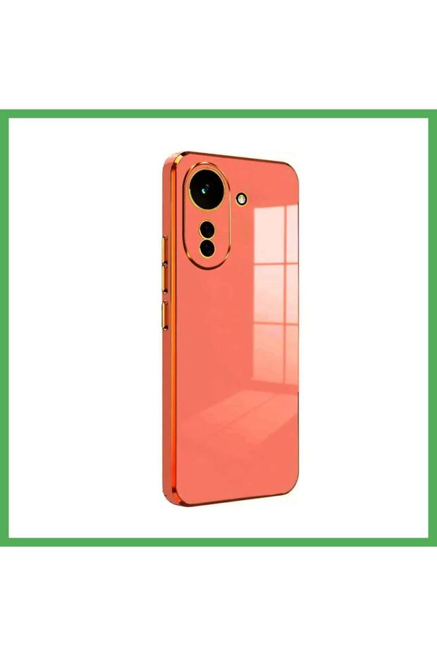 حافظة متوافقة مع هاتف Redmi 13C من السيليكون باللون الأحمر - أحمر BEZOSS