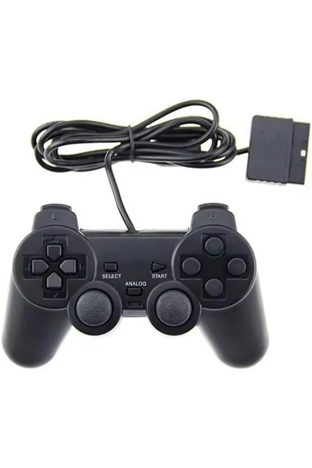 وحدة تحكم متوافقة مع بلايستيشن 2 PS2 PSX PSOne PS1 بلايستيشن 1، عصا تحكم تناظرية، جهاز تحكم بالألعاب PS 2