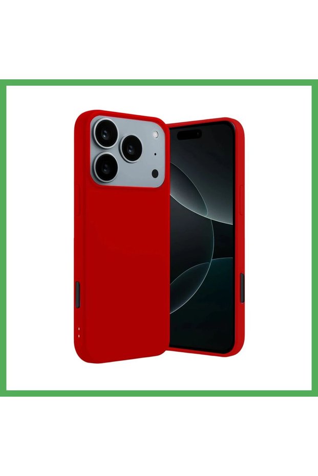 iPhone 17 Pro Max Compatible First Silicone Case - Red Bezoss