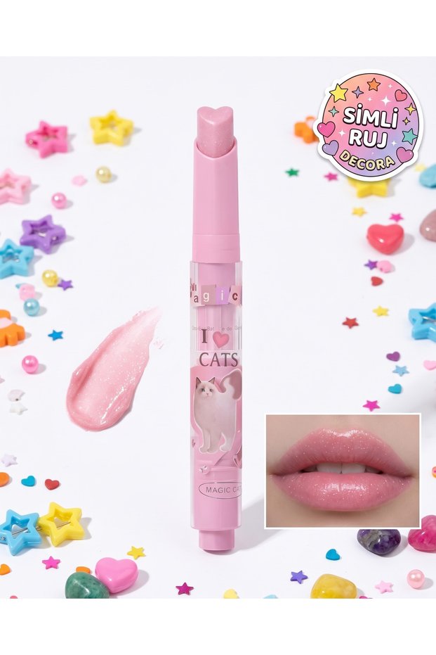 Glittery & Shimmering Moisturizing Lipstick - Decora Magic Casa
